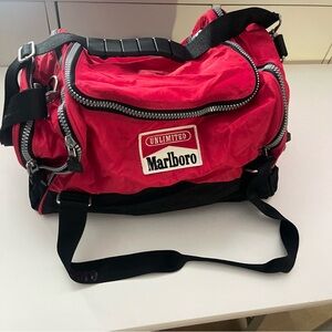 Vintage 1990s Marlboro Unlimited Duffle Bag Medium Size